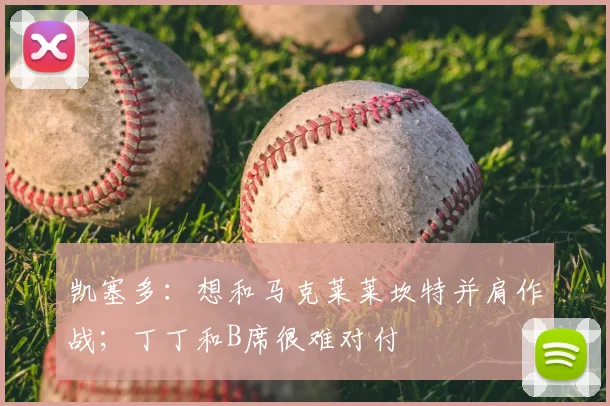 凯塞多：想和马克莱莱坎特并肩作战；丁丁和B席很难对付